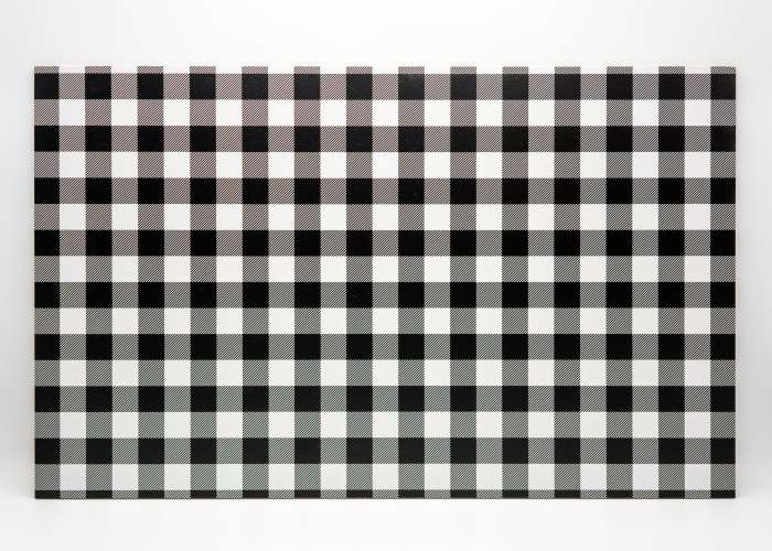 Black and White Buffalo Plaid uniBoard MDF - 1/8" (3mm)