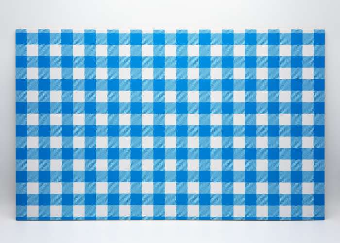 Blue and White Buffalo Plaid uniBoard MDF - 1/8" (3mm)