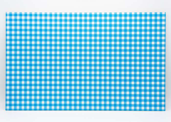 Blue and White Gingham Plaid uniBoard MDF - 1/8" (3mm)