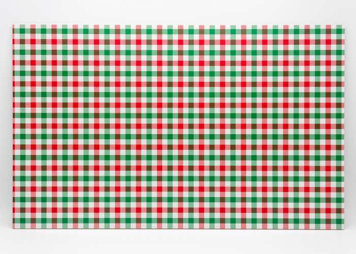 Christmas Gingham Plaid 1 uniBoard MDF - 1/8" (3mm)