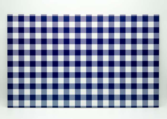Dark Blue and White Buffalo Plaid uniBoard MDF - 1/8" (3mm)