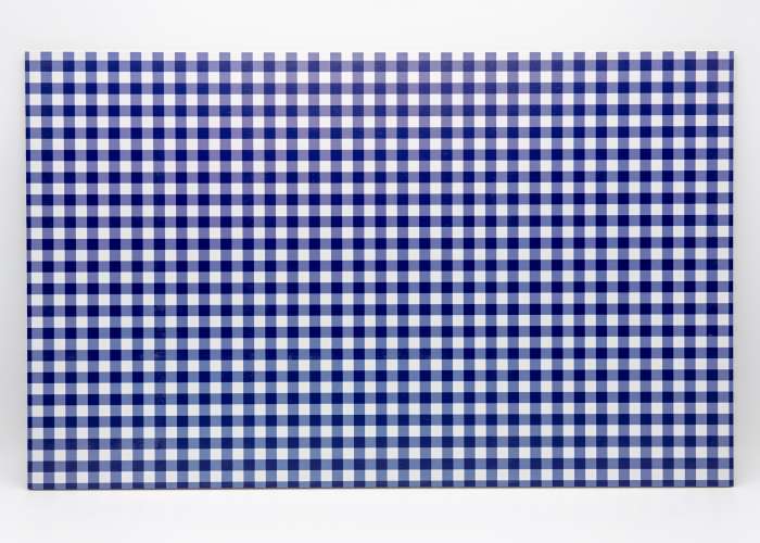Dark Blue and White Gingham Plaid uniBoard MDF - 1/8" (3mm)