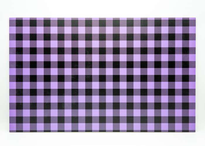 Purple and Black Buffalo Plaid uniBoard MDF - 1/8" (3mm)