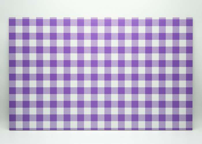 Purple and White Buffalo Plaid uniBoard MDF - 1/8" (3mm)