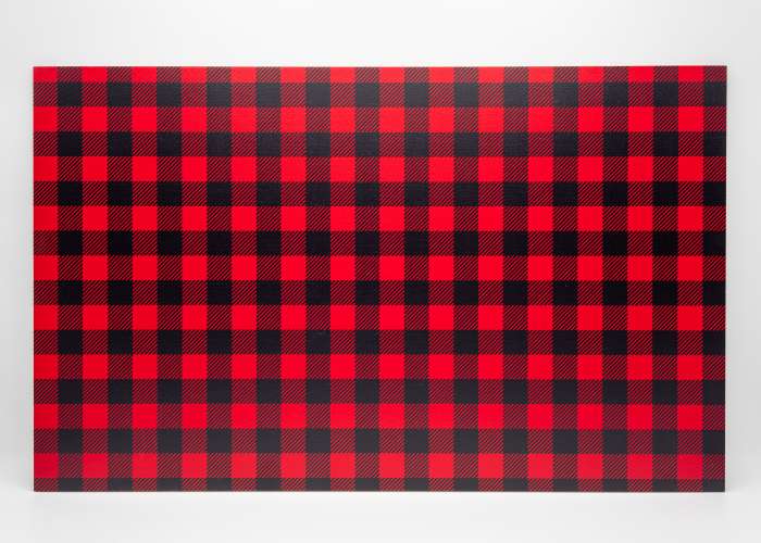 uniWAI Red and Black Buffalo Plaid Pattern