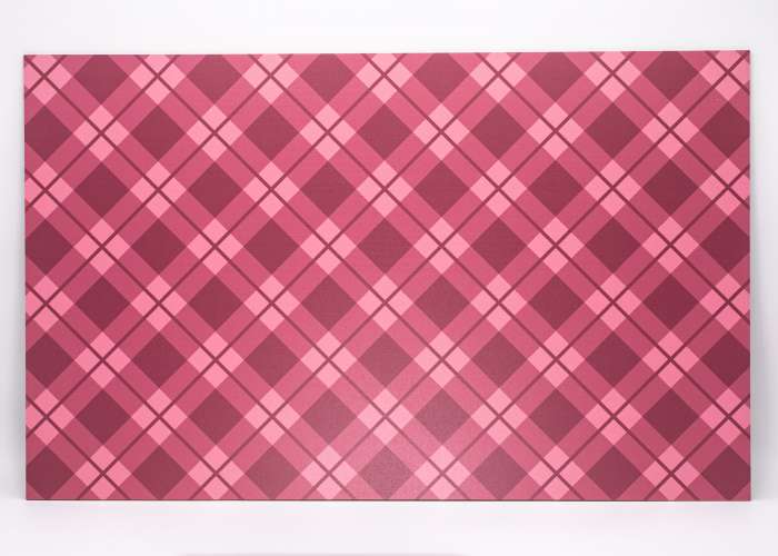 uniWAI Rosy Plaid Pattern