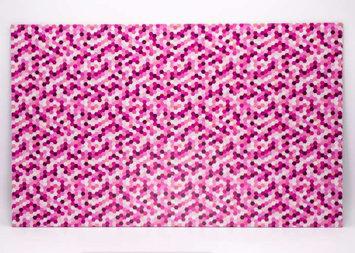 uniWAI Pink Hexa Pattern