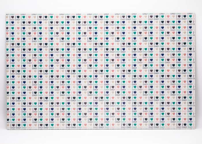 I ❤ Dad uniBoard MDF - 1/8" (3mm)